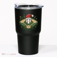 Baseball Christmasholiday Drip Tumbler thumb 0