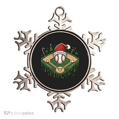 Baseball Christmasholiday Drip Ornament