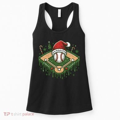 Baseball Christmasholiday Drip Women's Tank Top