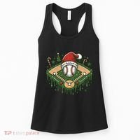 Baseball Christmasholiday Drip Women's Tank Top thumb 0