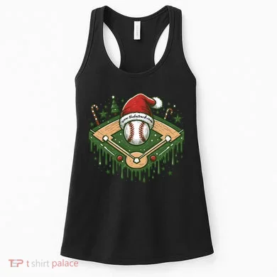 Baseball Christmasholiday Drip Women's Tank Top