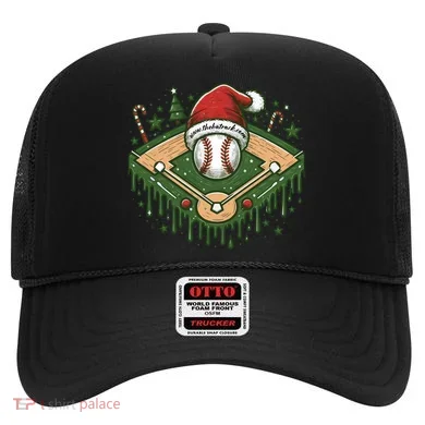 Baseball Christmasholiday Drip Hat