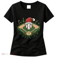 Baseball Christmasholiday Drip Women's T-Shirt thumb 0