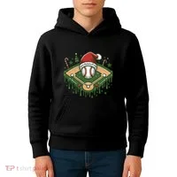 Baseball Christmasholiday Drip Kids Hoodie thumb 4