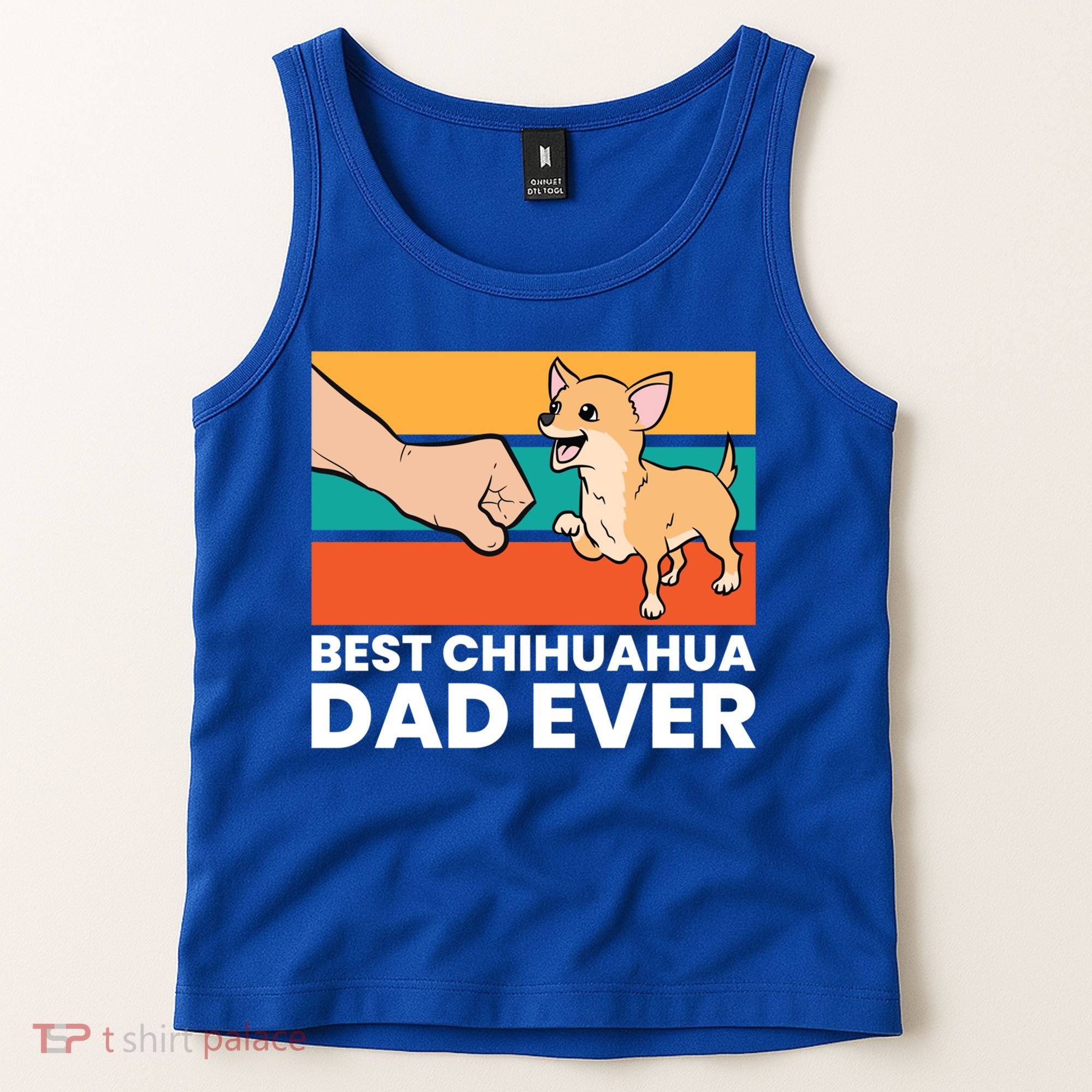 Best Chihuahua Dad Ever Cute Chihuahuas Gift Tank Top