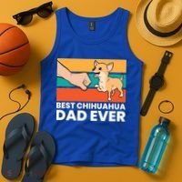 Best Chihuahua Dad Ever Cute Chihuahuas Gift Tank Top thumb 4
