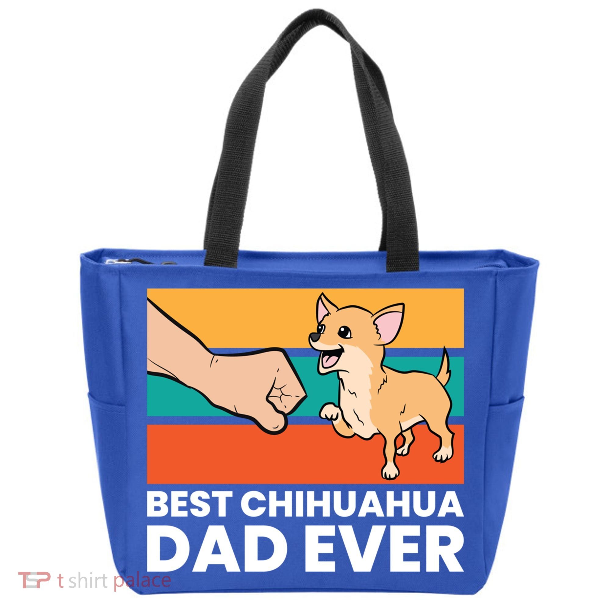 Best Chihuahua Dad Ever Cute Chihuahuas Gift Tote Bag