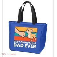 Best Chihuahua Dad Ever Cute Chihuahuas Gift Tote Bag thumb 3