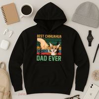 Best Chihuahua Dad Ever Hoodie thumb 3