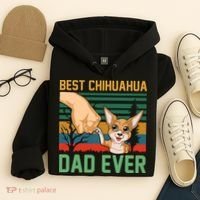 Best Chihuahua Dad Ever Hoodie thumb 4