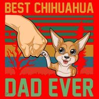 Best Chihuahua Dad Ever Santa Hat thumb 1