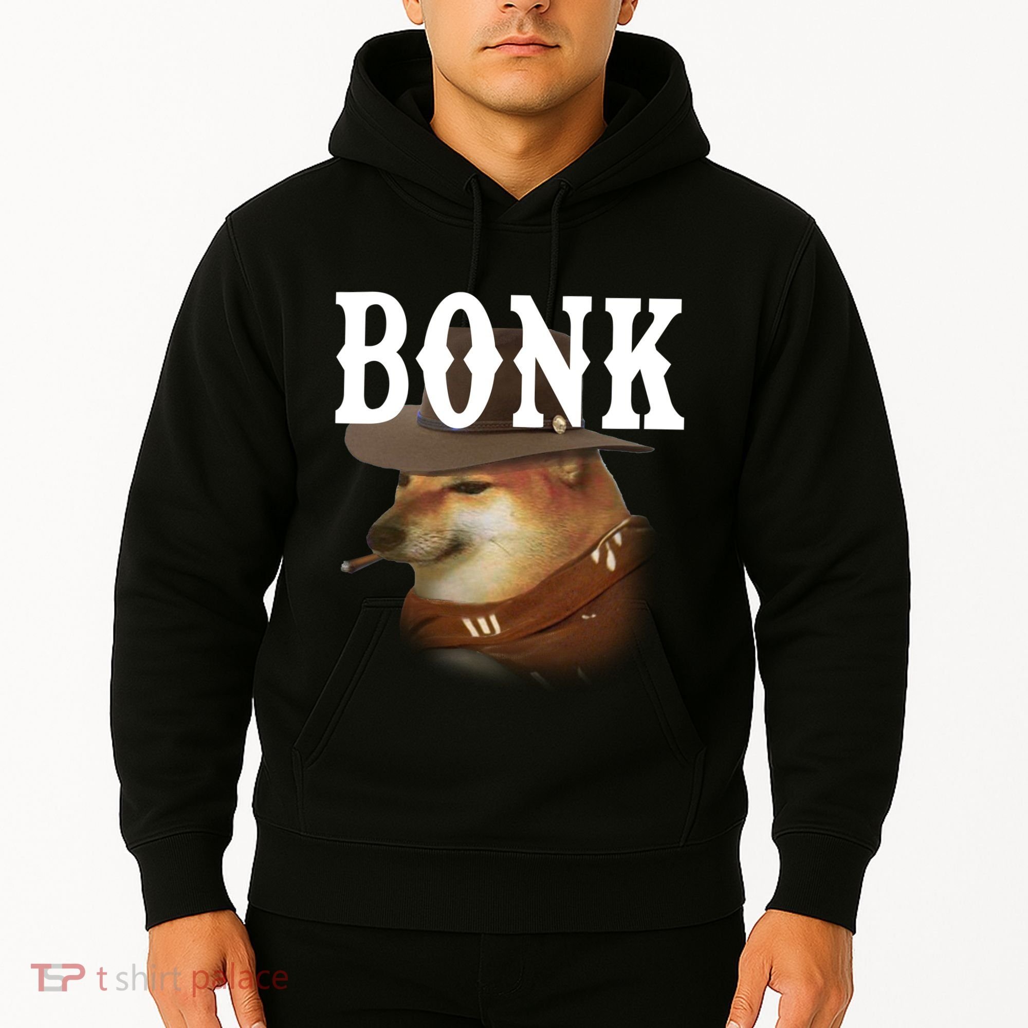 Bonk Cowboy Dog Hoodie