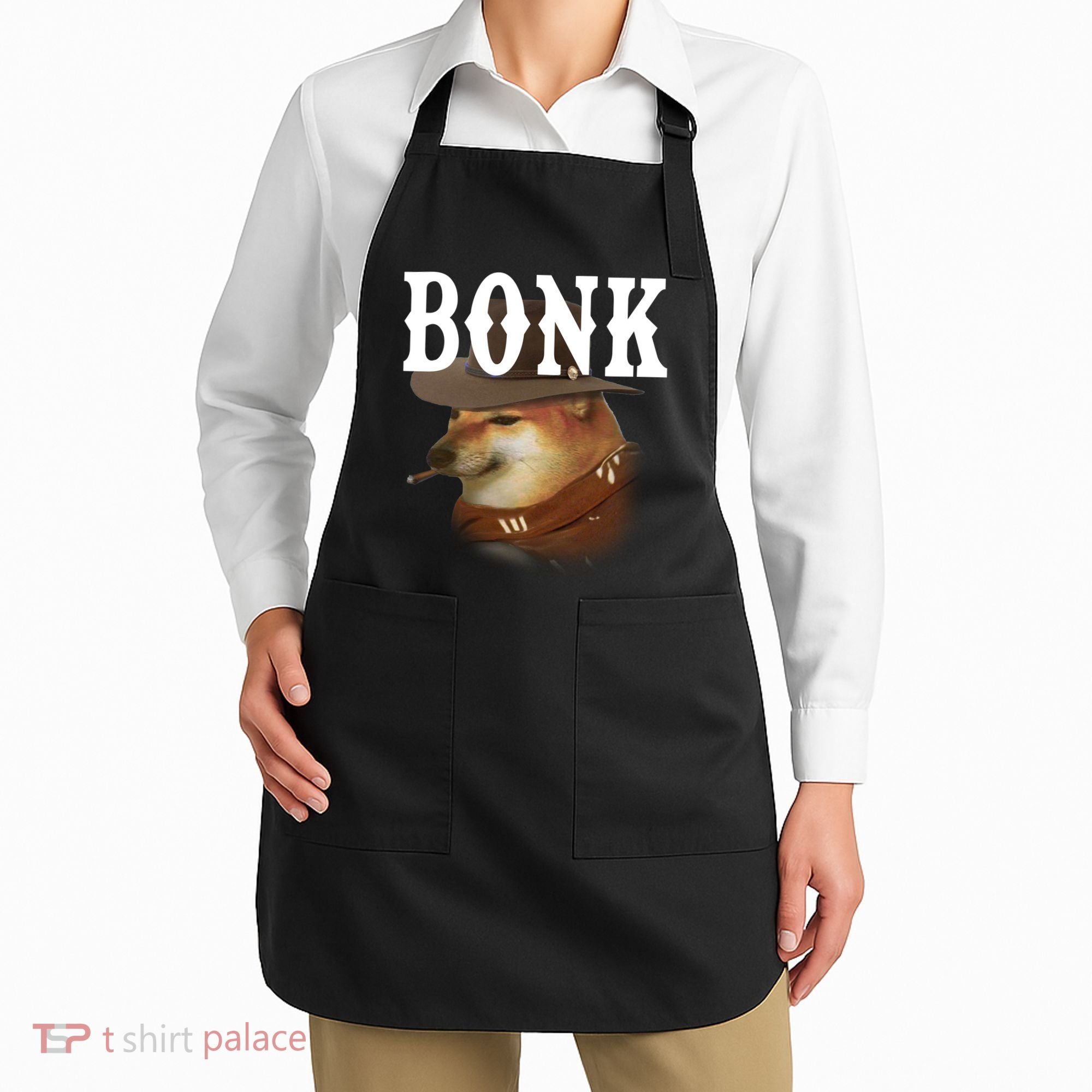 Bonk Cowboy Dog Apron