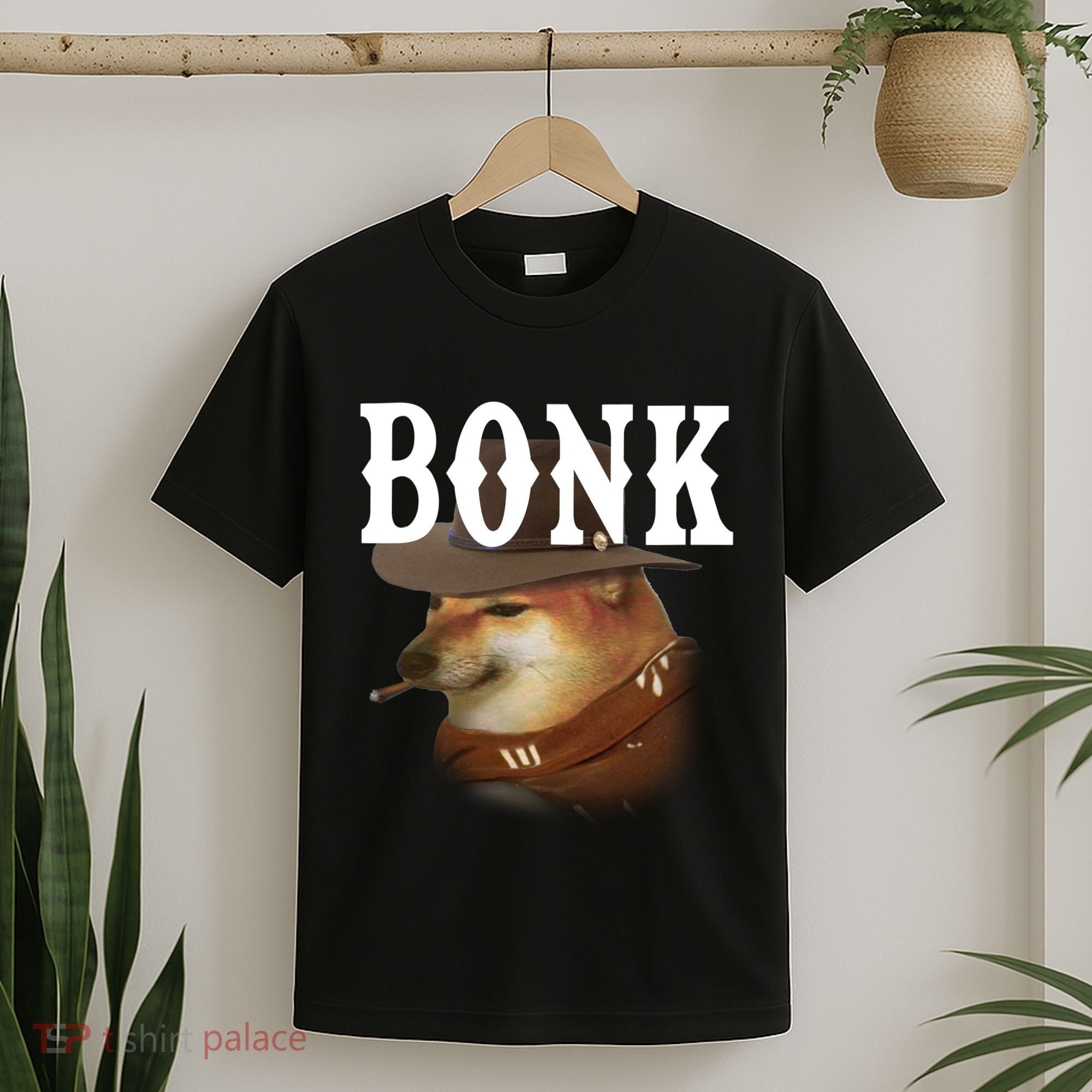 Bonk Cowboy Dog T-Shirt