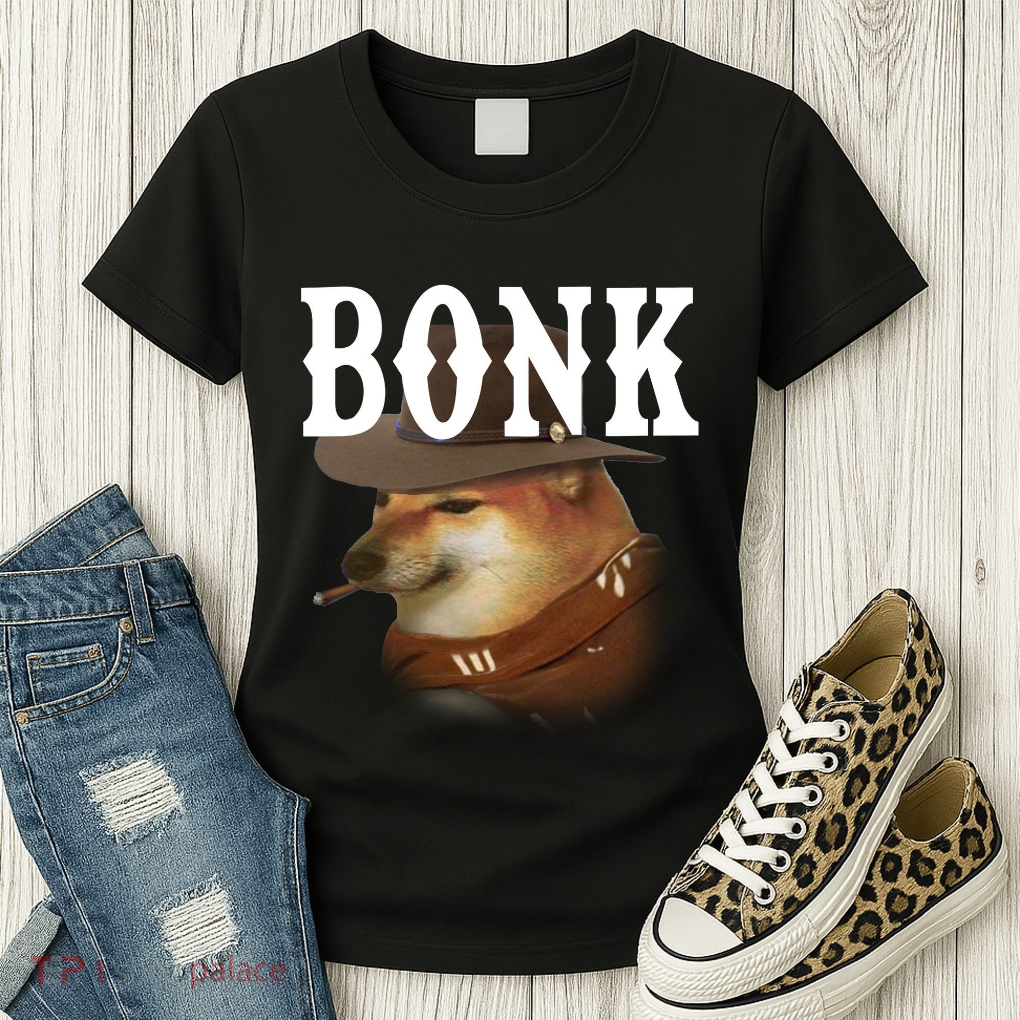 Bonk Cowboy Dog Women's T-Shirt