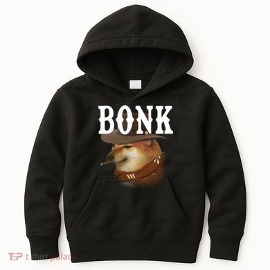 Bonk Cowboy Dog Kids Hoodie