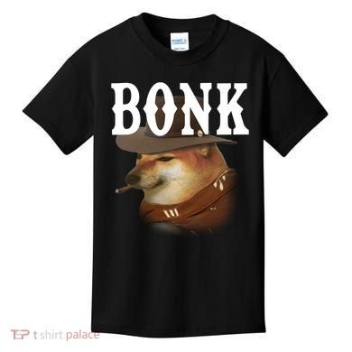 Bonk Cowboy Dog Kids T-Shirt