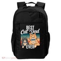 Best Cat Dad Ever Daddy Fathers Day Father Sayings Backpack thumb 0