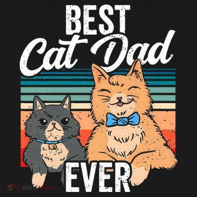 Best Cat Dad Ever Daddy Fathers Day Father Sayings Bucket Hat