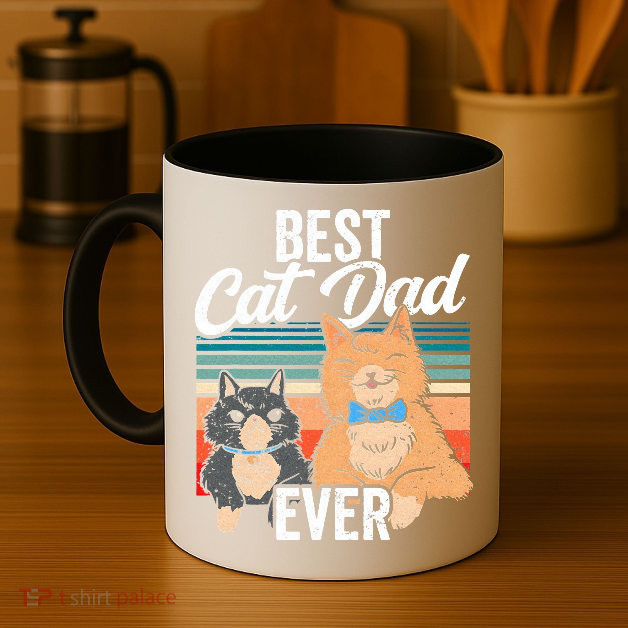 Best Cat Dad Ever Daddy Fathers Day Father Sayings Coffee Mug