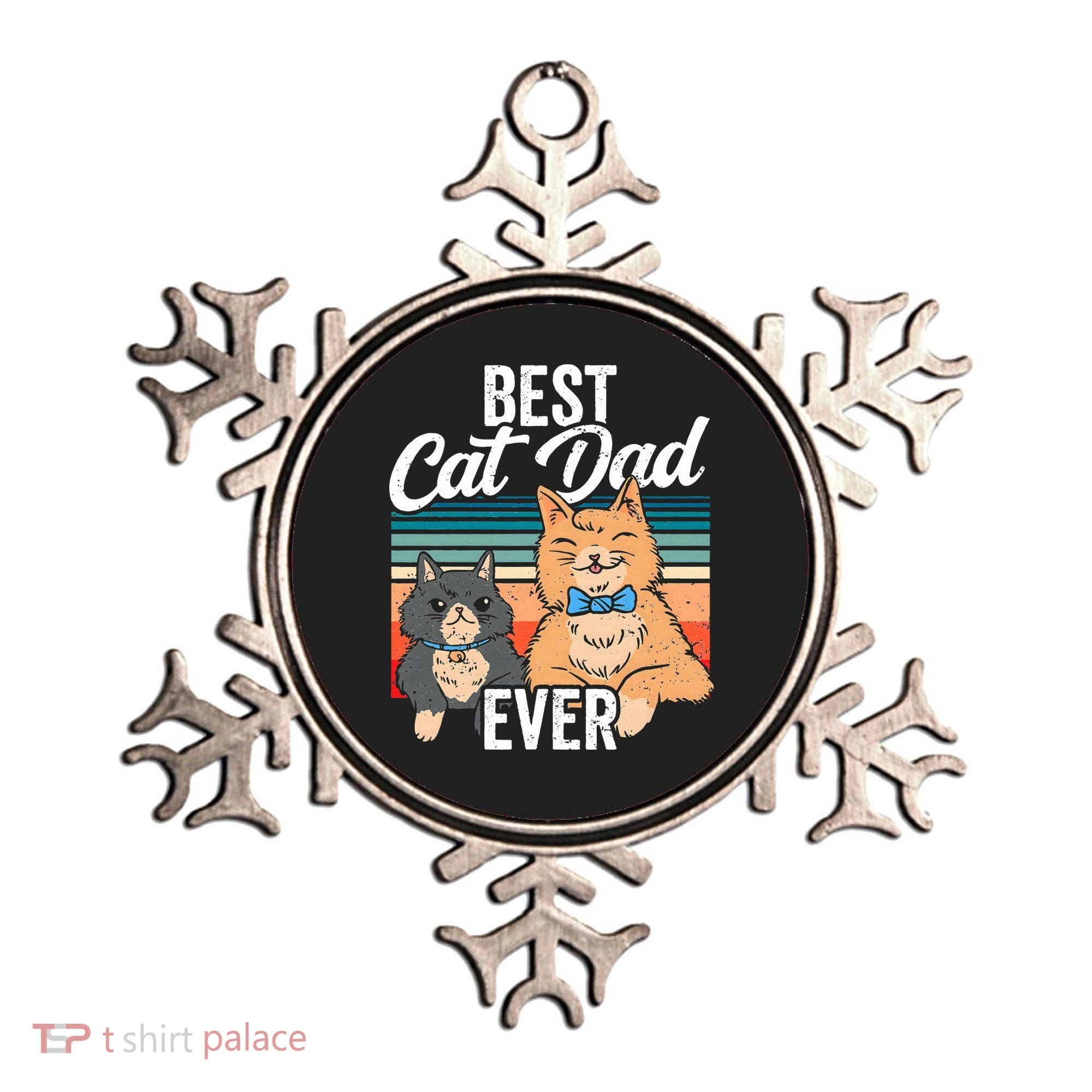 Best Cat Dad Ever Daddy Fathers Day Father Sayings Ornament