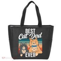 Best Cat Dad Ever Daddy Fathers Day Father Sayings Tote Bag thumb 0