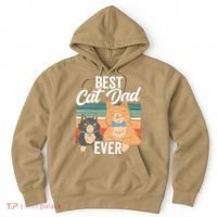 Best Cat Dad Ever Daddy Fathers Day Father Sayings Hoodie thumb 0