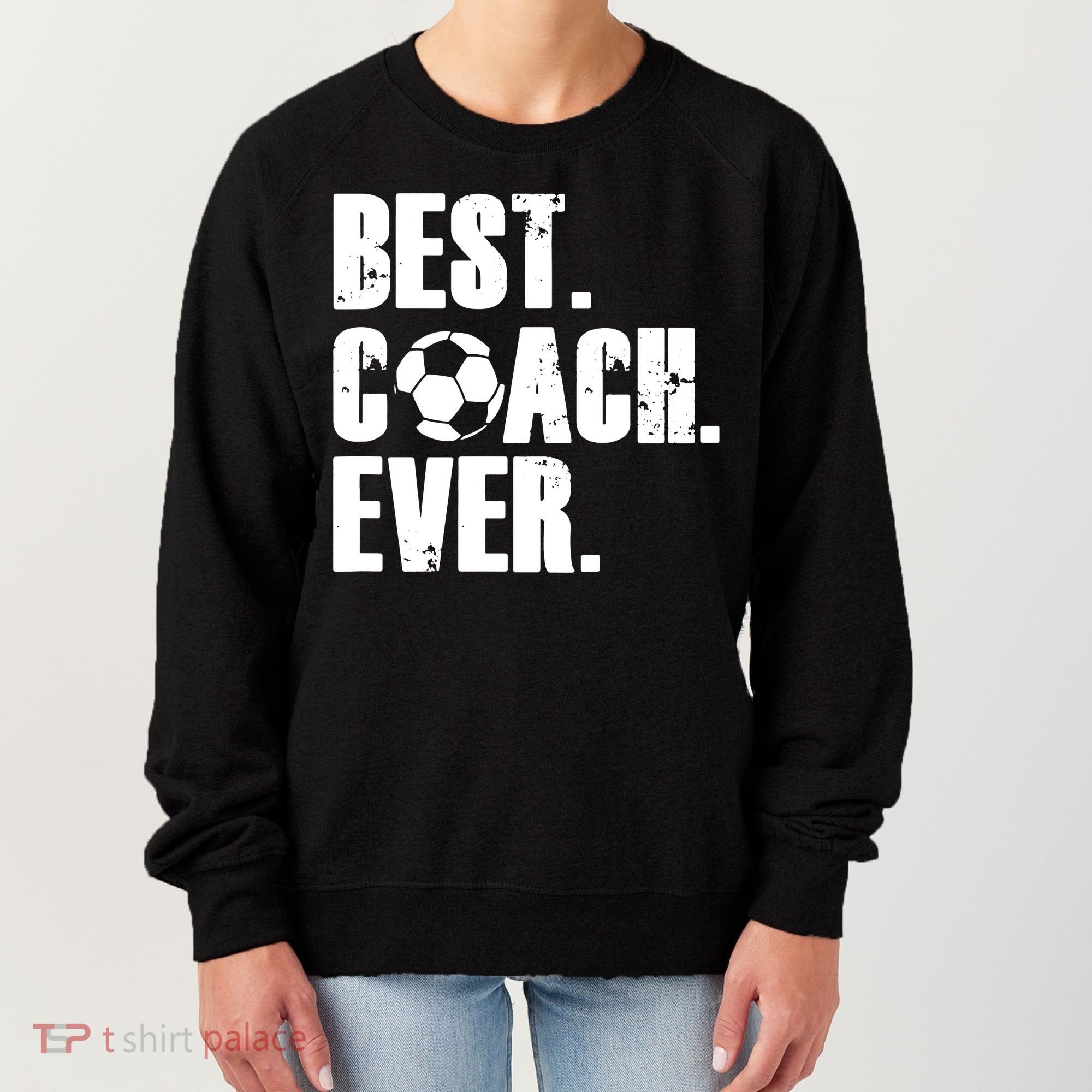 Best Coach Ever Soccer Coach Retro Women's Sweatshirt