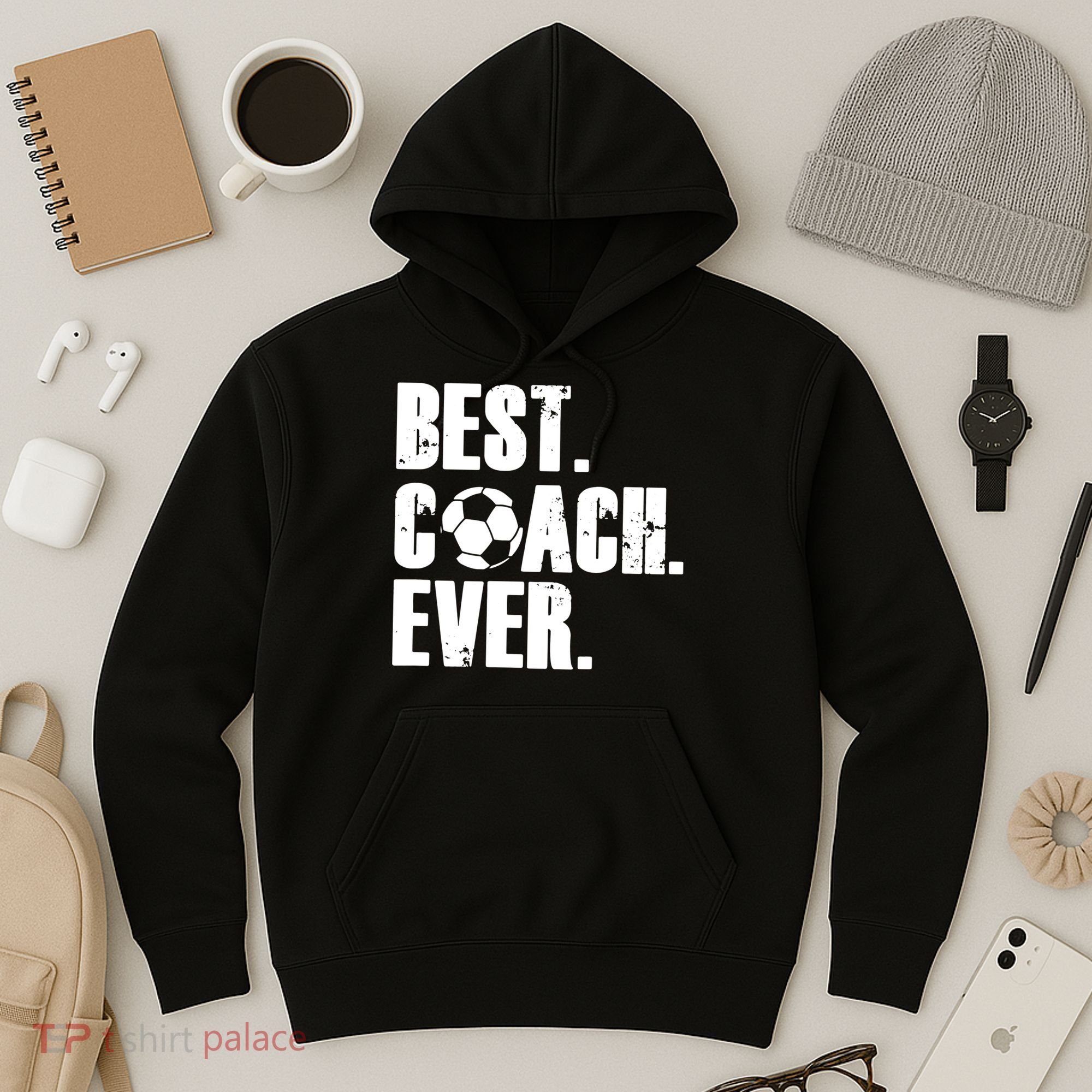 Best Coach Ever Soccer Coach Retro Hoodie