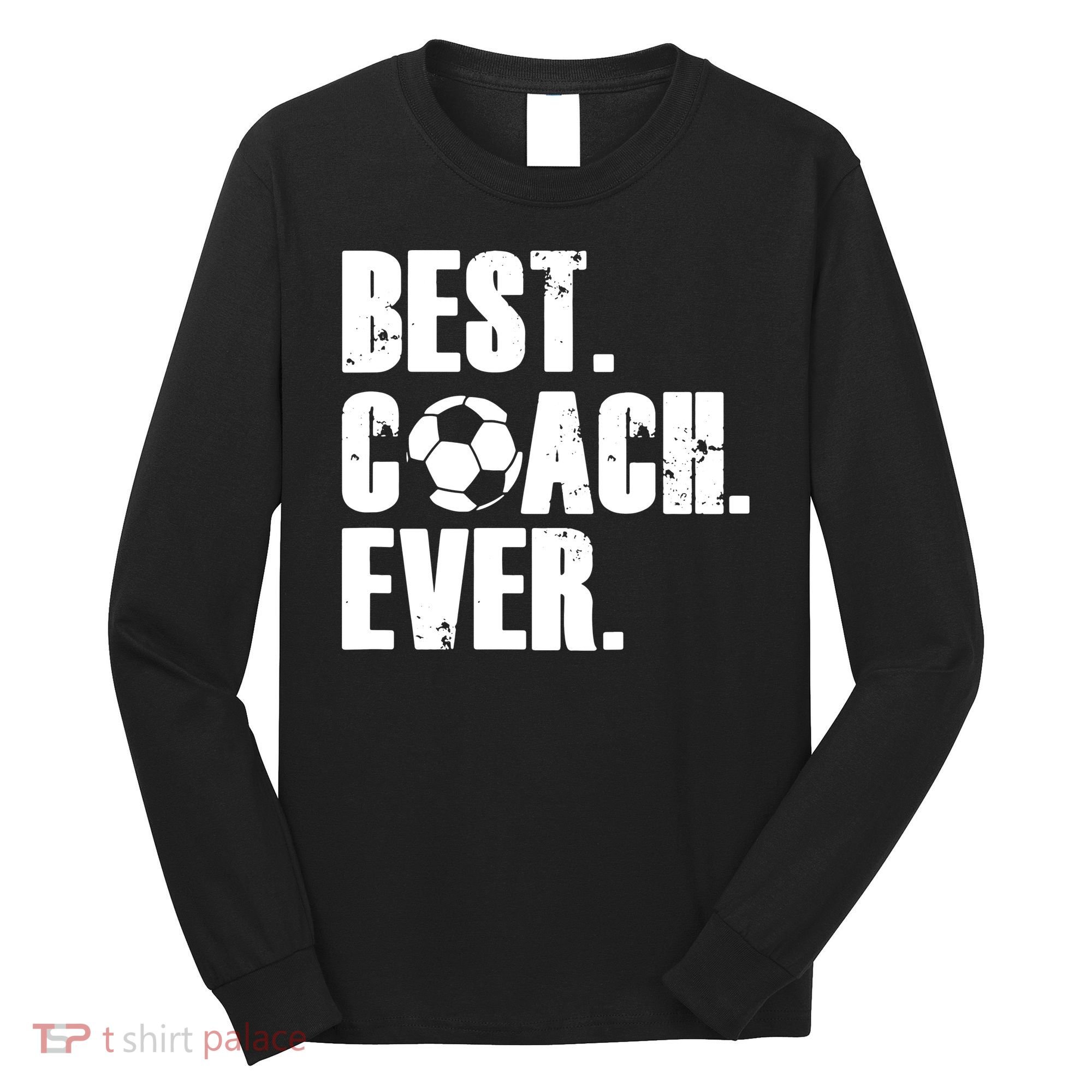 Best Coach Ever Soccer Coach Retro Long Sleeve Shirt