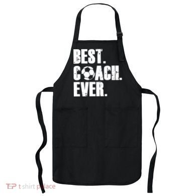 Best Coach Ever Soccer Coach Retro Apron