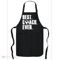 Best Coach Ever Soccer Coach Retro Apron thumb 0