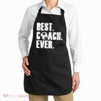 Best Coach Ever Soccer Coach Retro Apron thumb 2