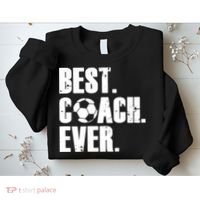 Best Coach Ever Soccer Coach Retro Sweatshirt thumb 2