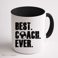 Best Coach Ever Soccer Coach Retro Coffee Mug thumb 1