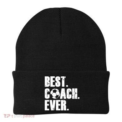 Best Coach Ever Soccer Coach Retro Beanie