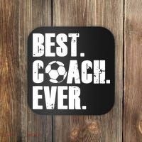 Best Coach Ever Soccer Coach Retro Coaster thumb 0