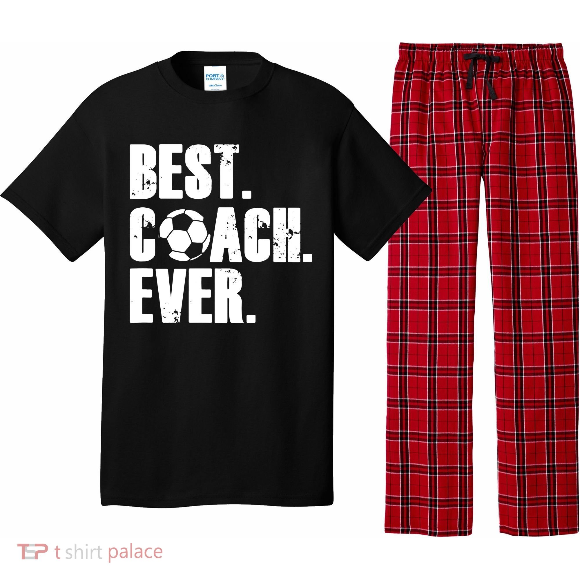 Best Coach Ever Soccer Coach Retro Pajama Set
