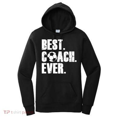 Best Coach Ever Soccer Coach Retro Women's Hoodie