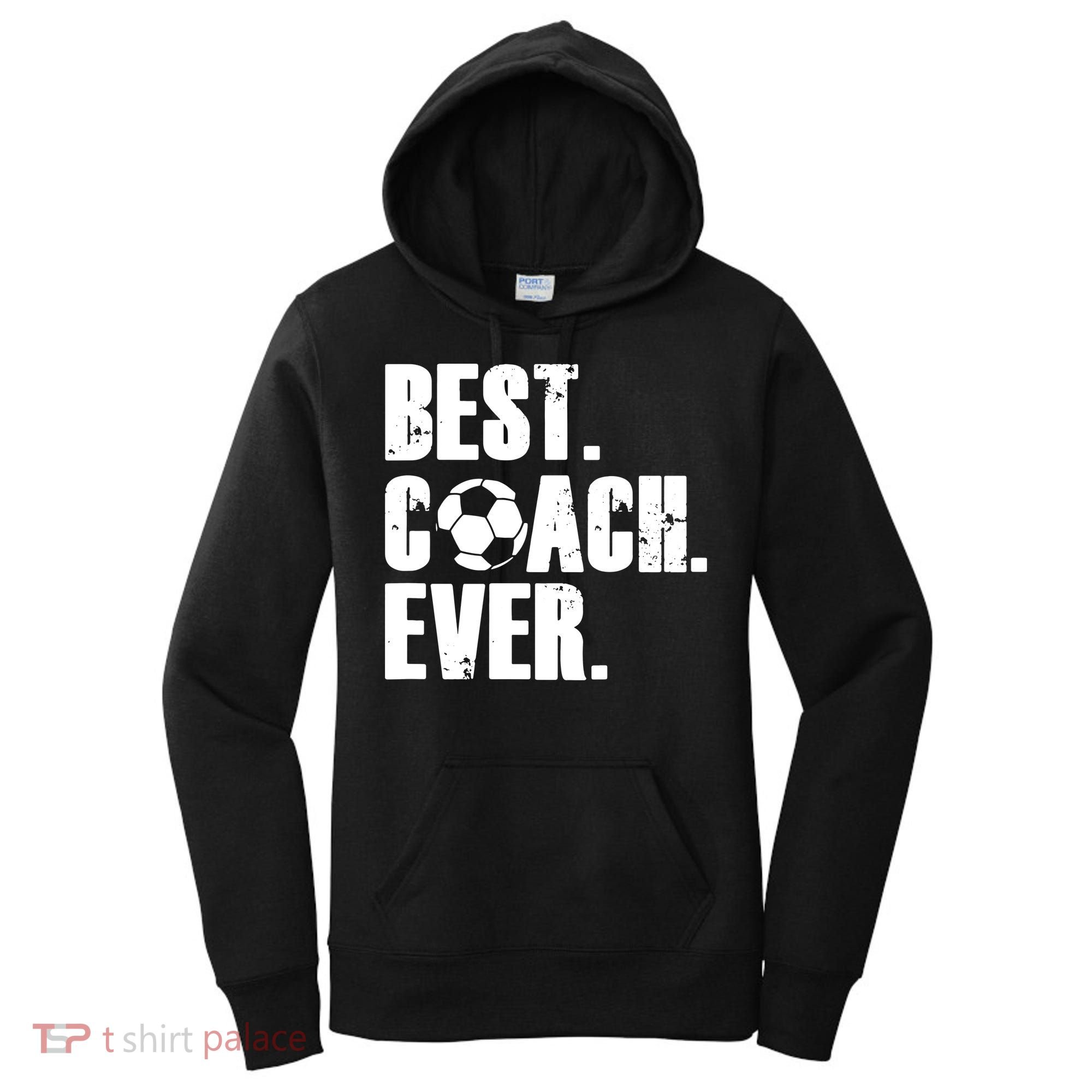 Best Coach Ever Soccer Coach Retro Women's Hoodie