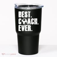Best Coach Ever Soccer Coach Retro Tumbler thumb 0