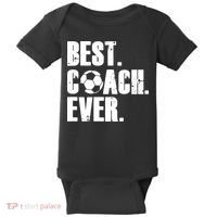 Best Coach Ever Soccer Coach Retro Baby Bodysuit thumb 0