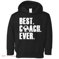 Best Coach Ever Soccer Coach Retro Toddler Hoodie thumb 0