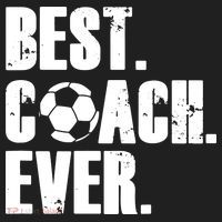 Best Coach Ever Soccer Coach Retro Golf Towel thumb 3