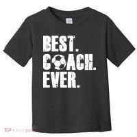 Best Coach Ever Soccer Coach Retro Toddler T-Shirt thumb 0