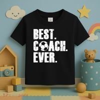 Best Coach Ever Soccer Coach Retro Toddler T-Shirt thumb 3