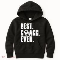 Best Coach Ever Soccer Coach Retro Kids Hoodie thumb 0