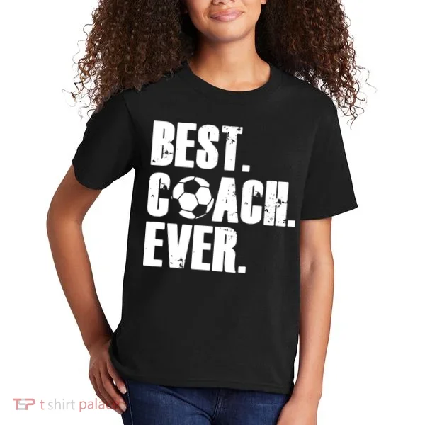 Best Coach Ever Soccer Coach Retro Kids T-Shirt