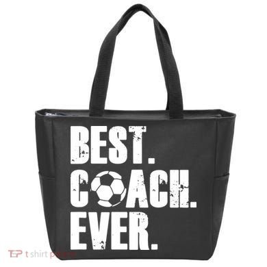 Best Coach Ever Soccer Coach Retro Tote Bag