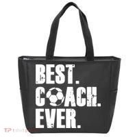 Best Coach Ever Soccer Coach Retro Tote Bag thumb 0
